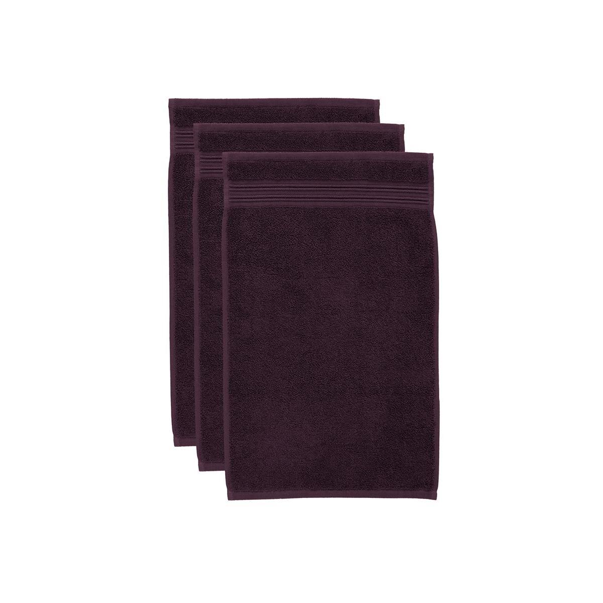 Beddinghouse Sheer set van 3 Gastendoekjes - Donker Rood