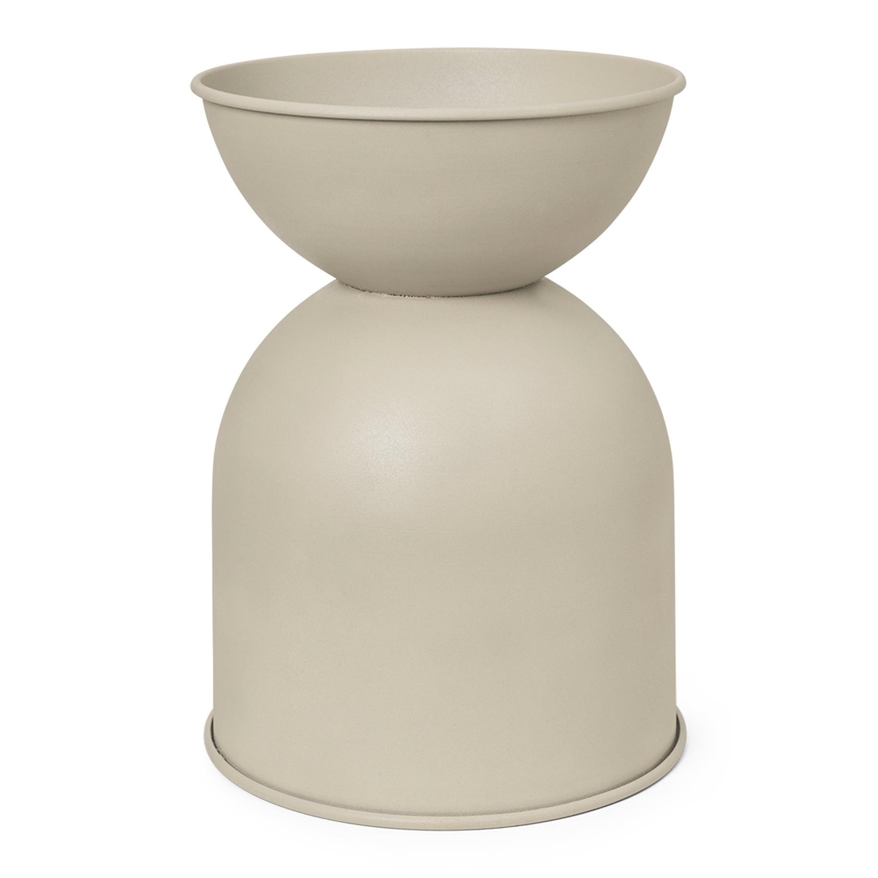 ferm LIVING Hourglass Pot - Large - Cashmere