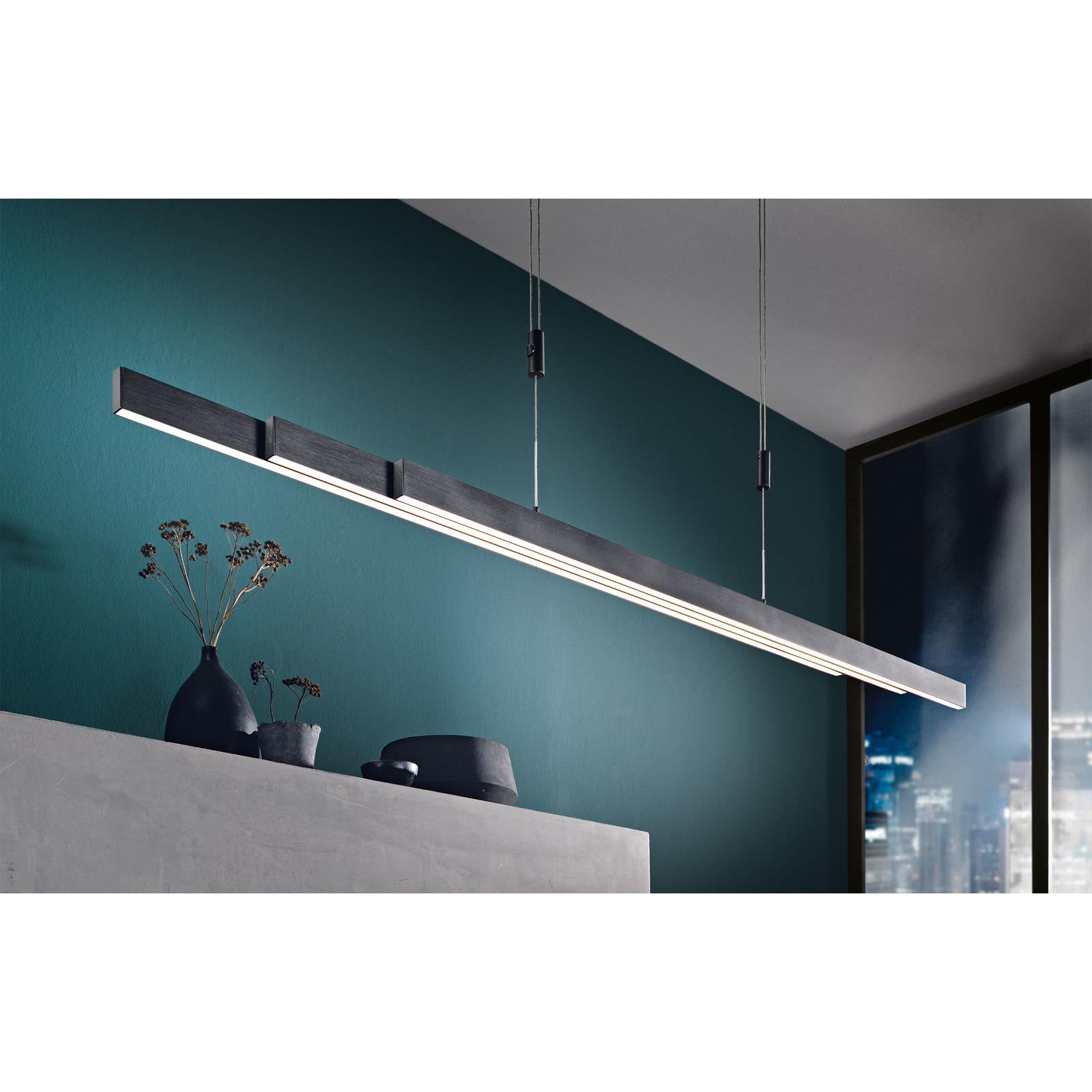Paul Neuhaus Paul Neuhaus Adriana Hanglamp Antraciet L120-180cm
