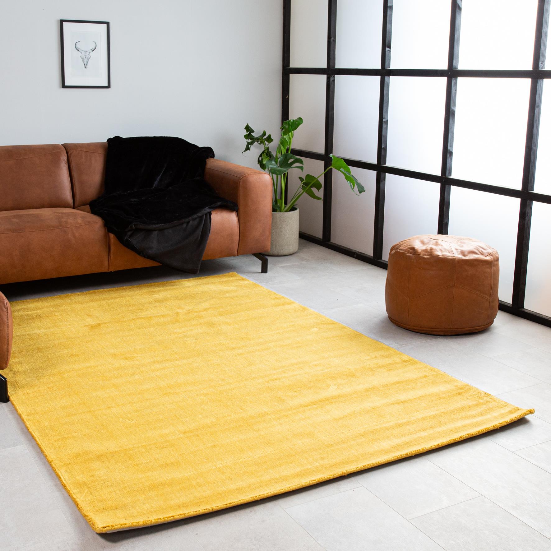 Dimehouse Vloerkleed Geel Jacky 160 x 230 cm