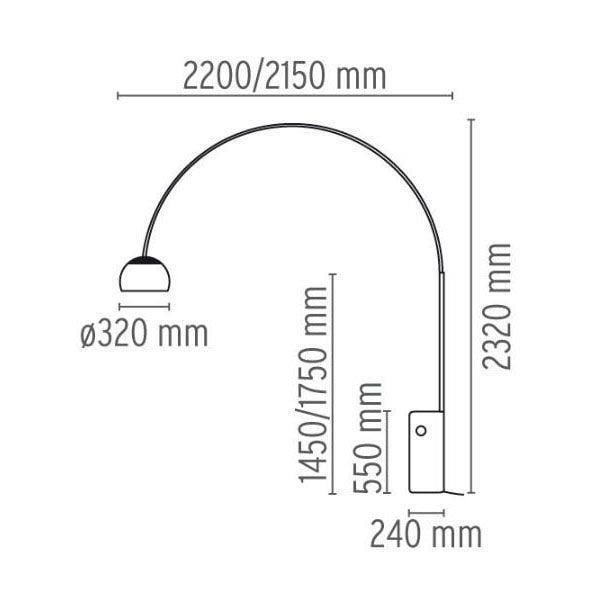 Flos Arco booglamp LED