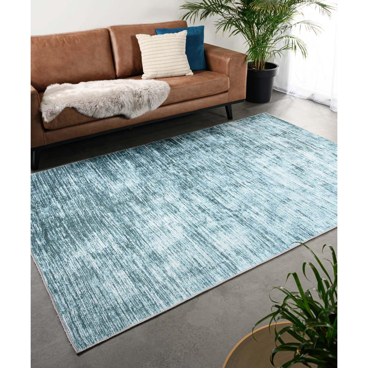 Heritaged Vintage vloerkleed - Fade Blend turquoise - 76x150 cm