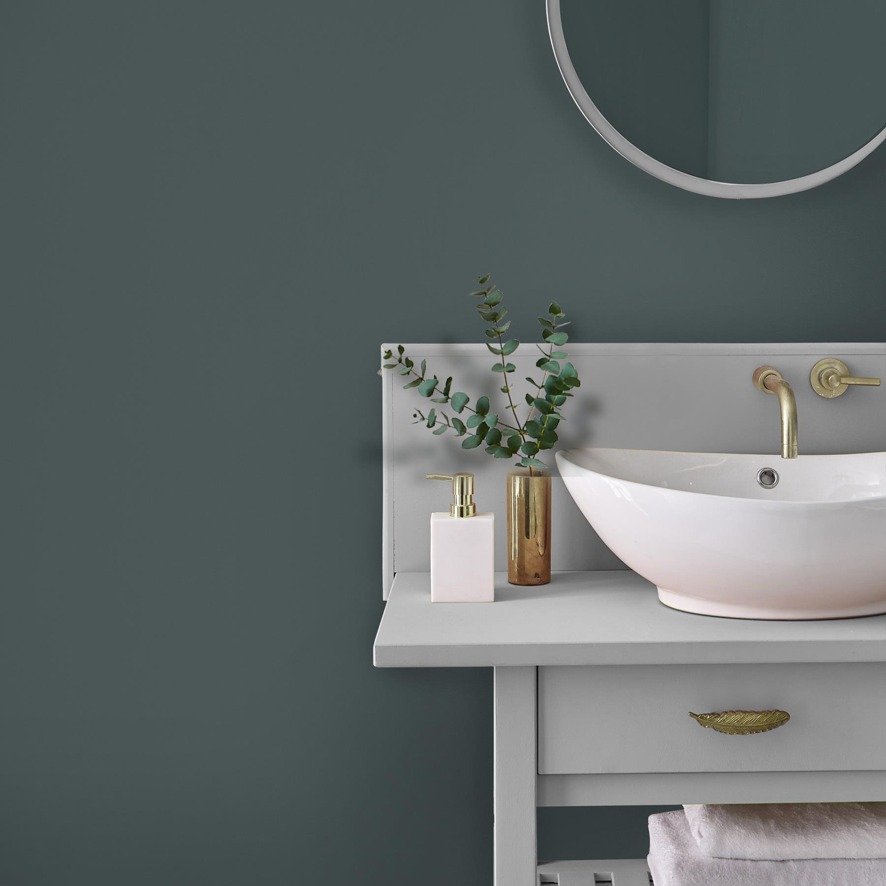 Graham & Brown Matte Muurverf blauwgroen Teal 4L