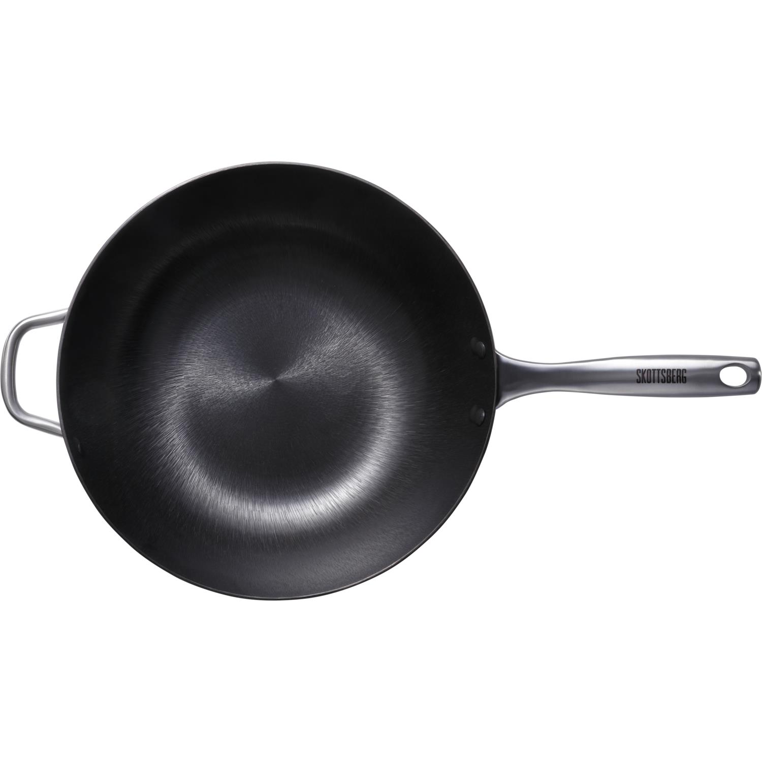 Skottsberg Wokpan Gietijzer 34 cm Cast Iron - alle warmtebronnen - Inductie