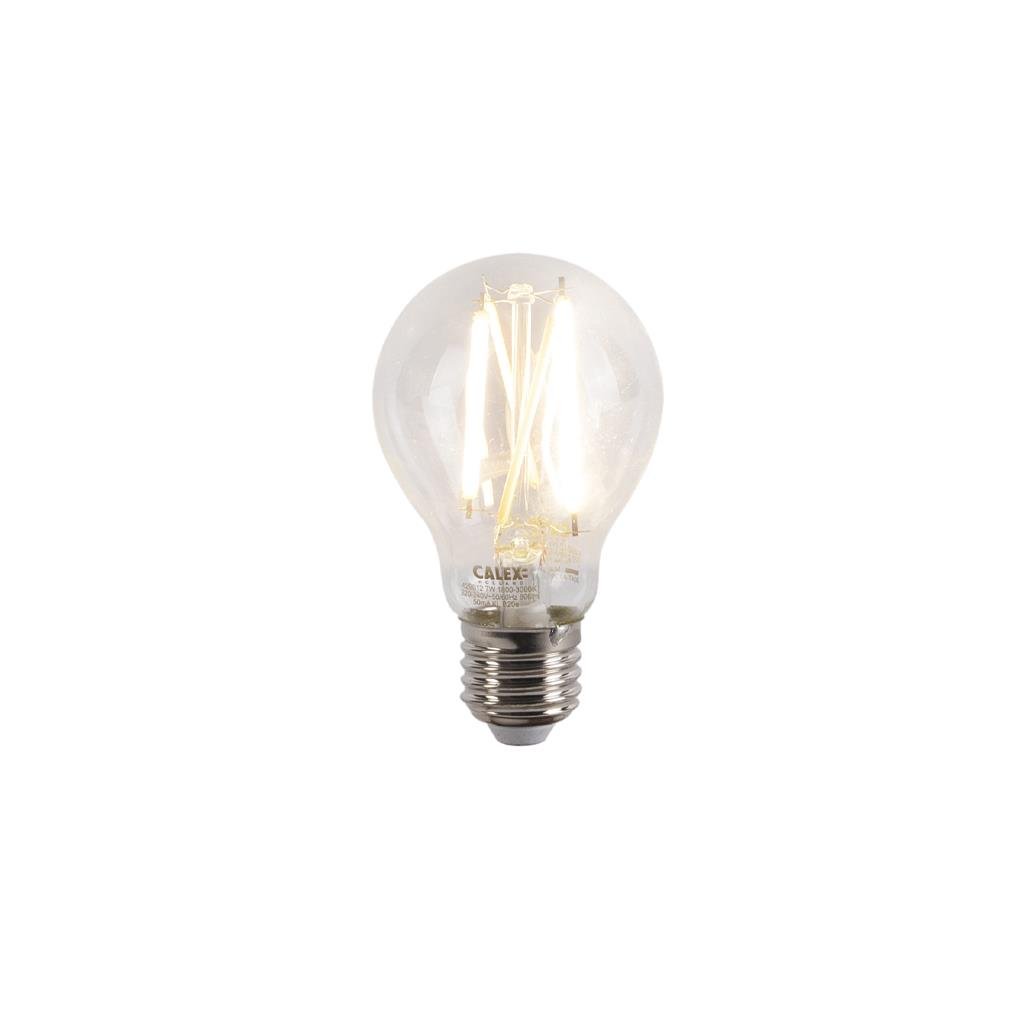 QAZQA Smart wandlamp wit incl. Wifi A60 - Simple Drum Jute