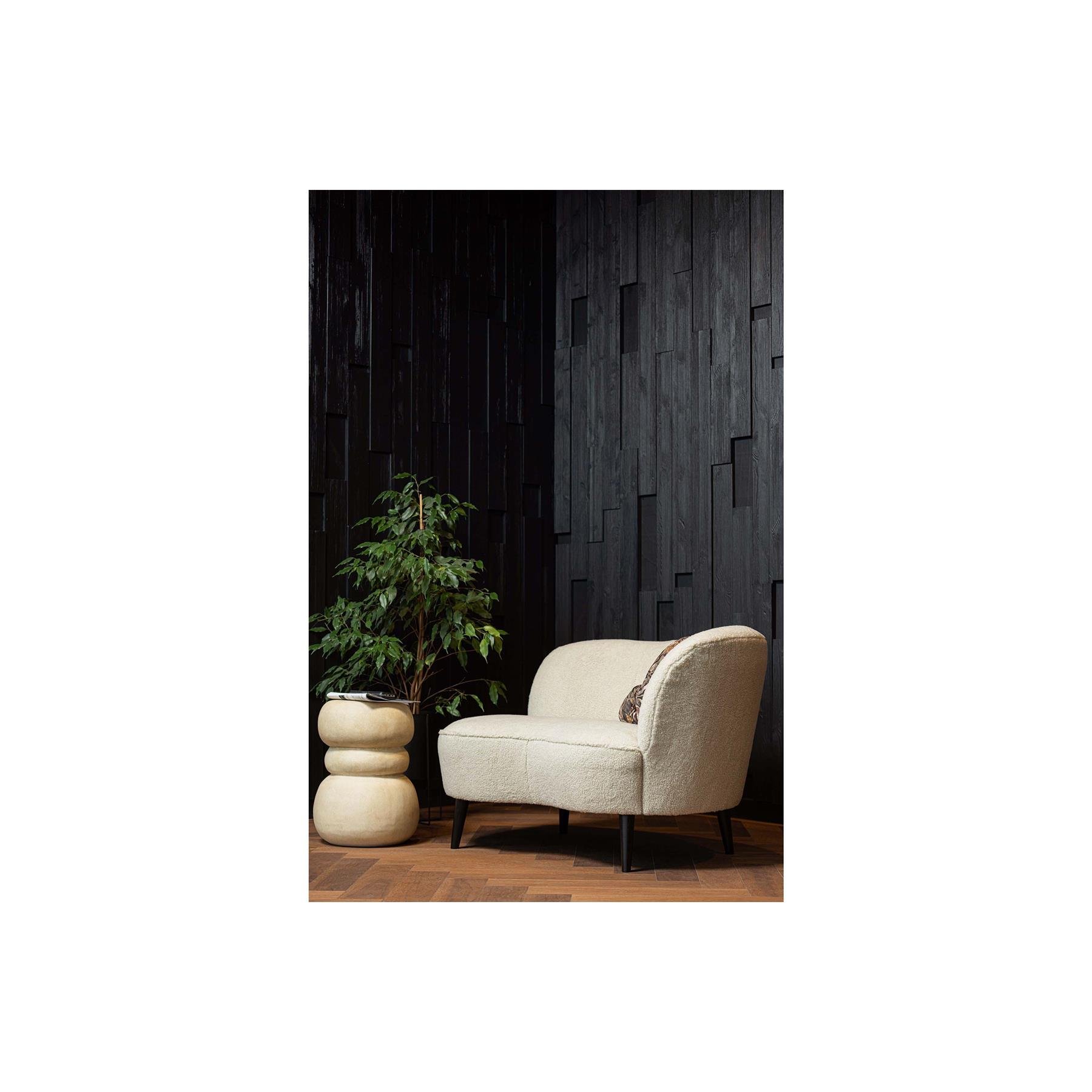 WOOOD Exclusive Bijzettafel Yvo - Fiber Clay - Naturel - 47x37x35