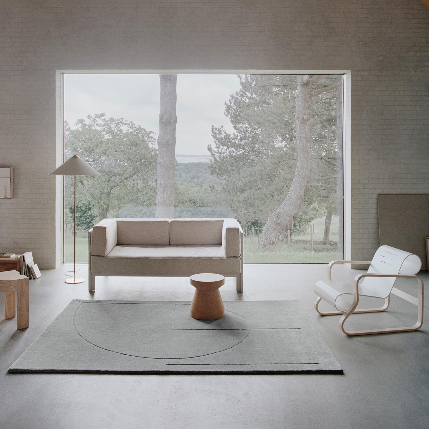 Linie Design Lineal Poem Vloerkleed 170 x 240 cm - Beige