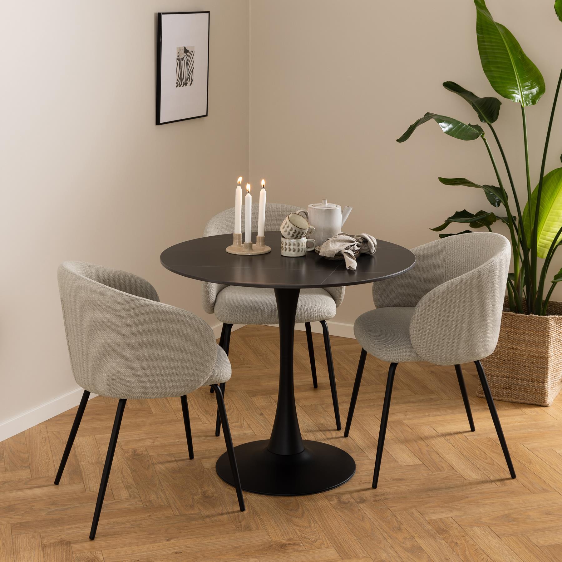 by fonQ basic Embrace Eetkamerstoel - Beige