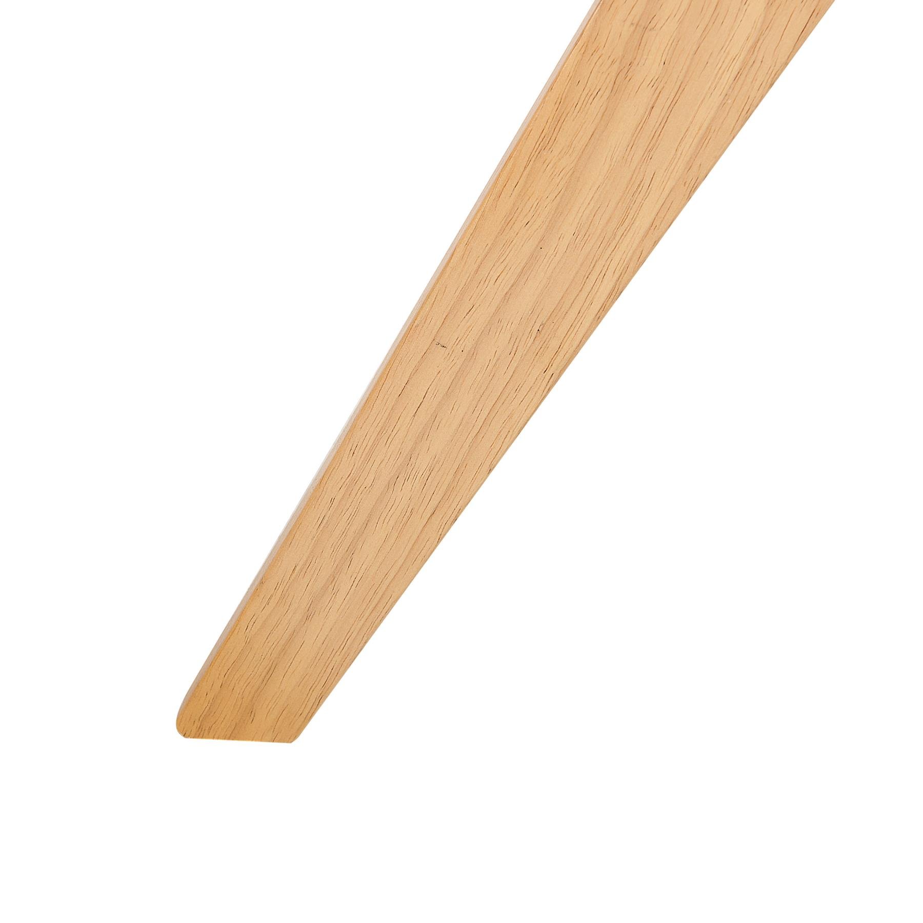 Beliani - VALLEY - Bijzettafel - Lichthout - Veiligheidsglas