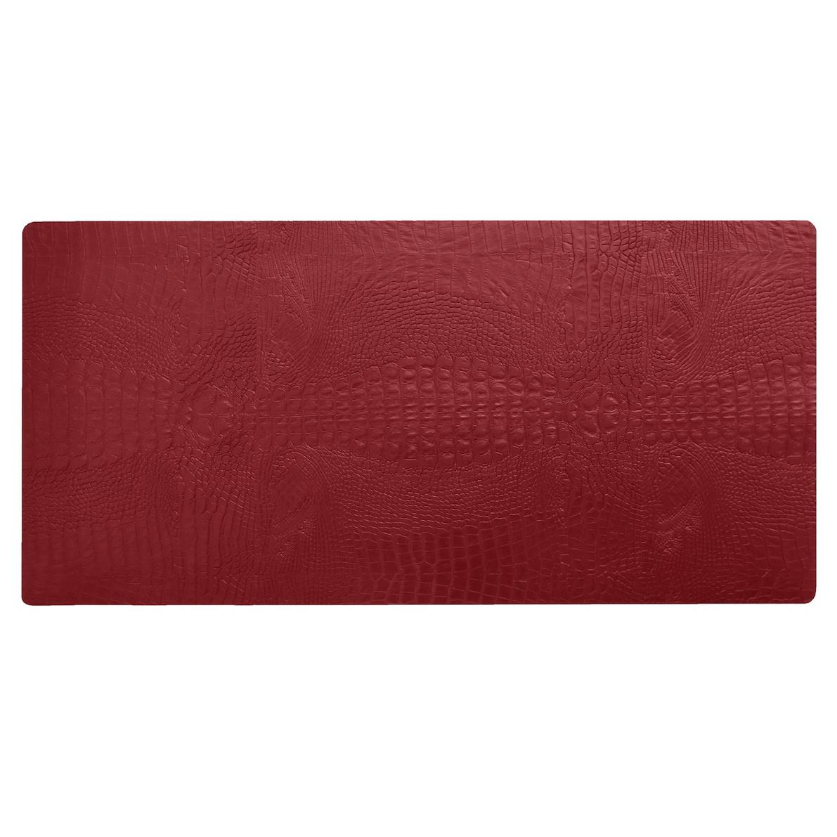 NOOBLU Tafelloper DUBL - Croco Ruby red -  95 cm,   set van 3