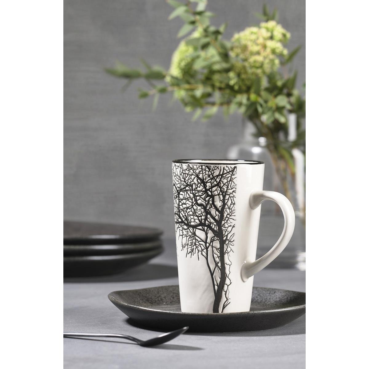 Villa Collection Hela keramieken mok beige - 9 cm
