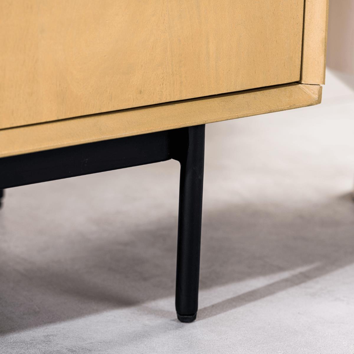 Vurna - Kapur tv-meubel 140 cm mango naturel