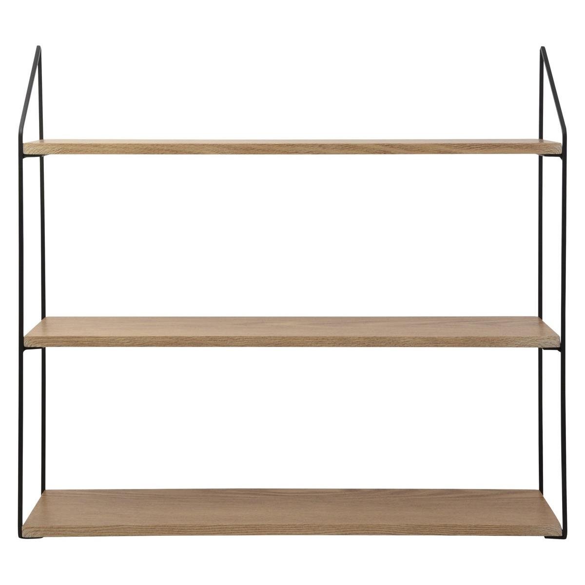 Lisomme Cara houten wandrek naturel - 60 x 54 cm