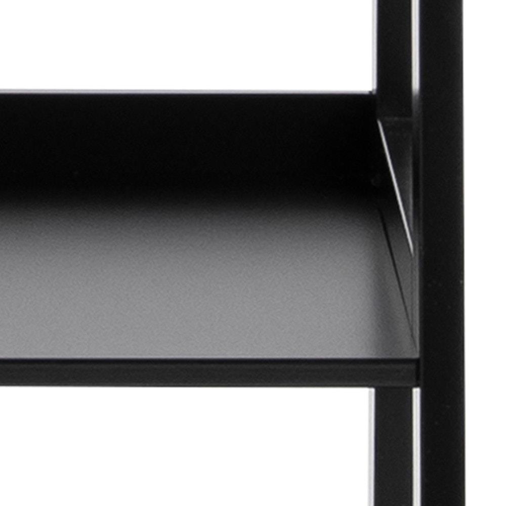 Lisomme Livia Houten Wandkast met 4 Planken - Zwart