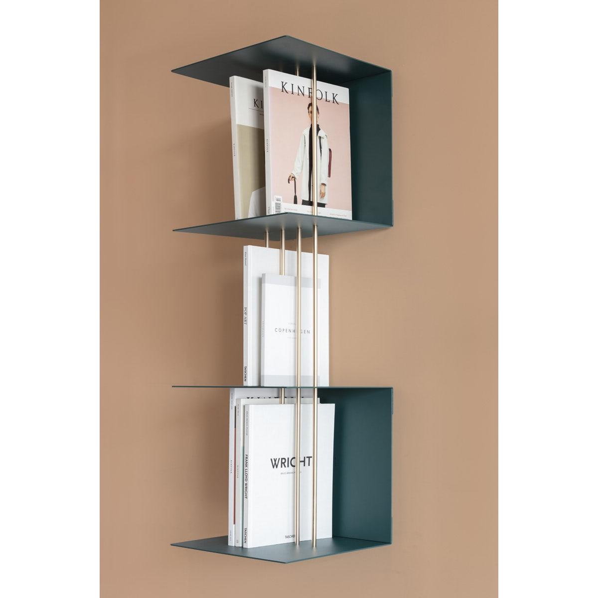 Umage Teaser shelf aluminium wandrek petrol blue