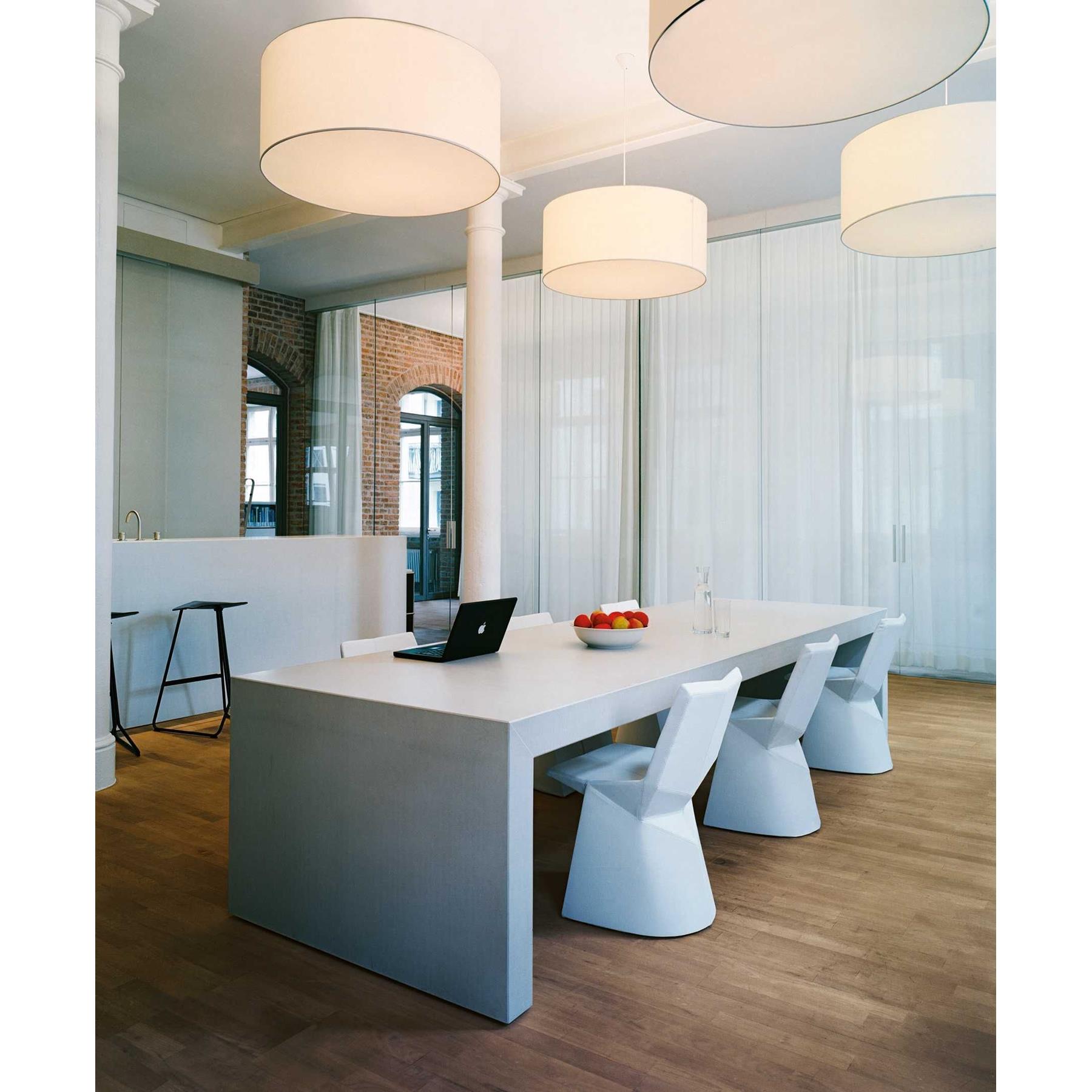 ClassiCon Triton barkruk 75cm chrome onderstel, witte zitting