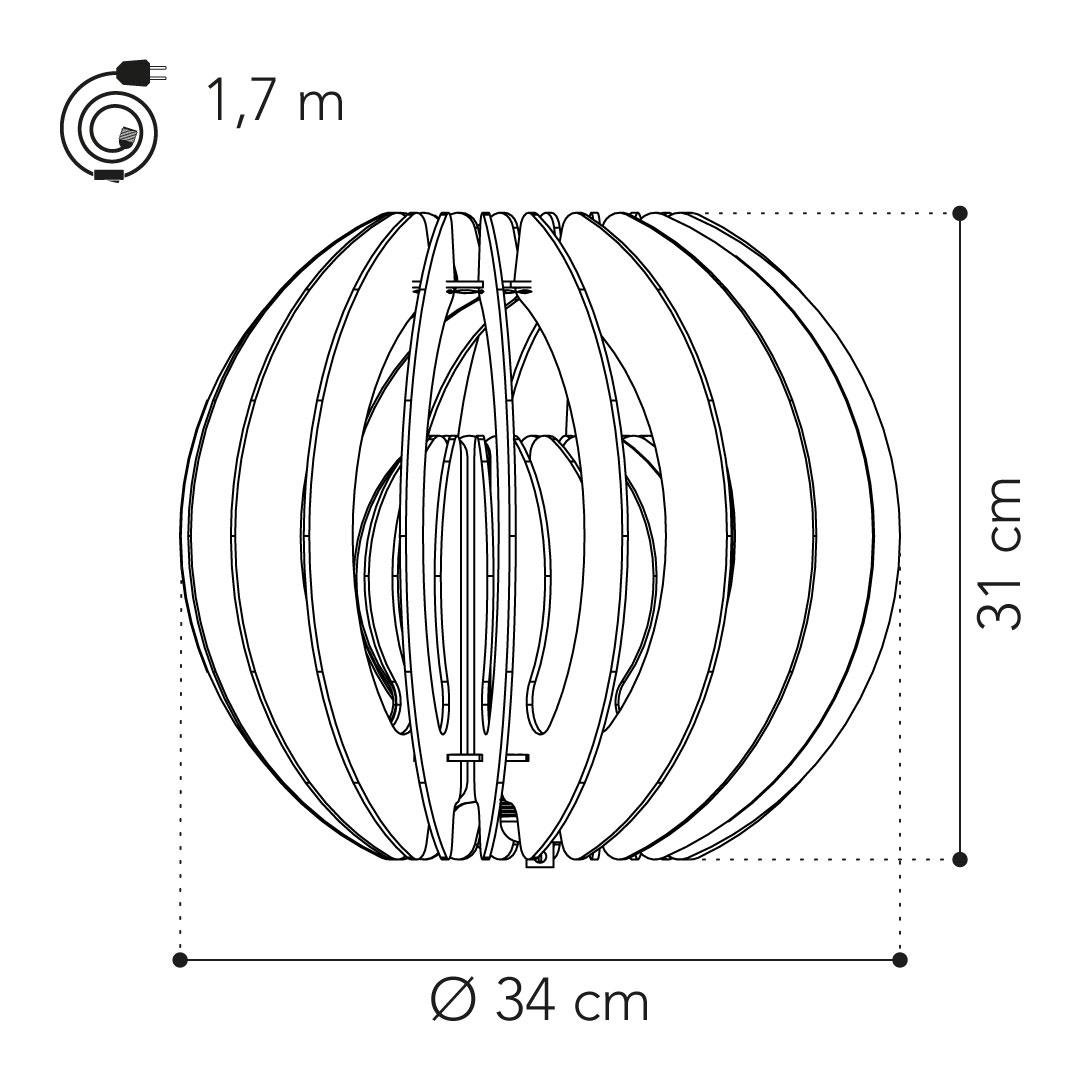 Van Tjalle en Jasper William Shakesphere vloerlamp - Naturel