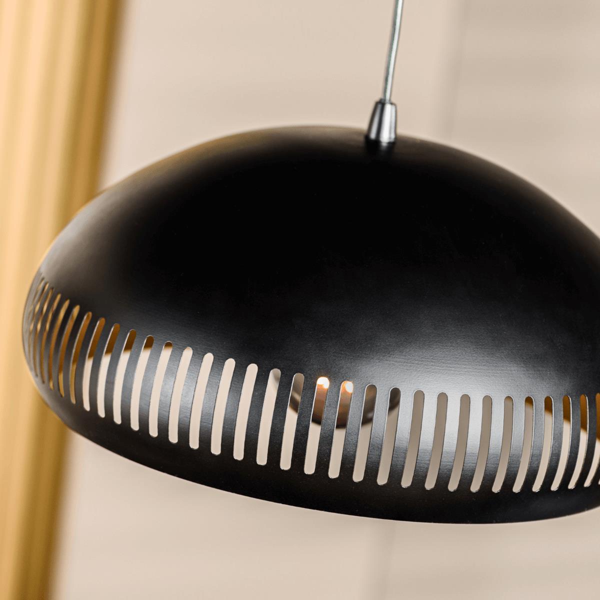 Vurna - Janelle hanglamp 3L 150 cm breed zwart
