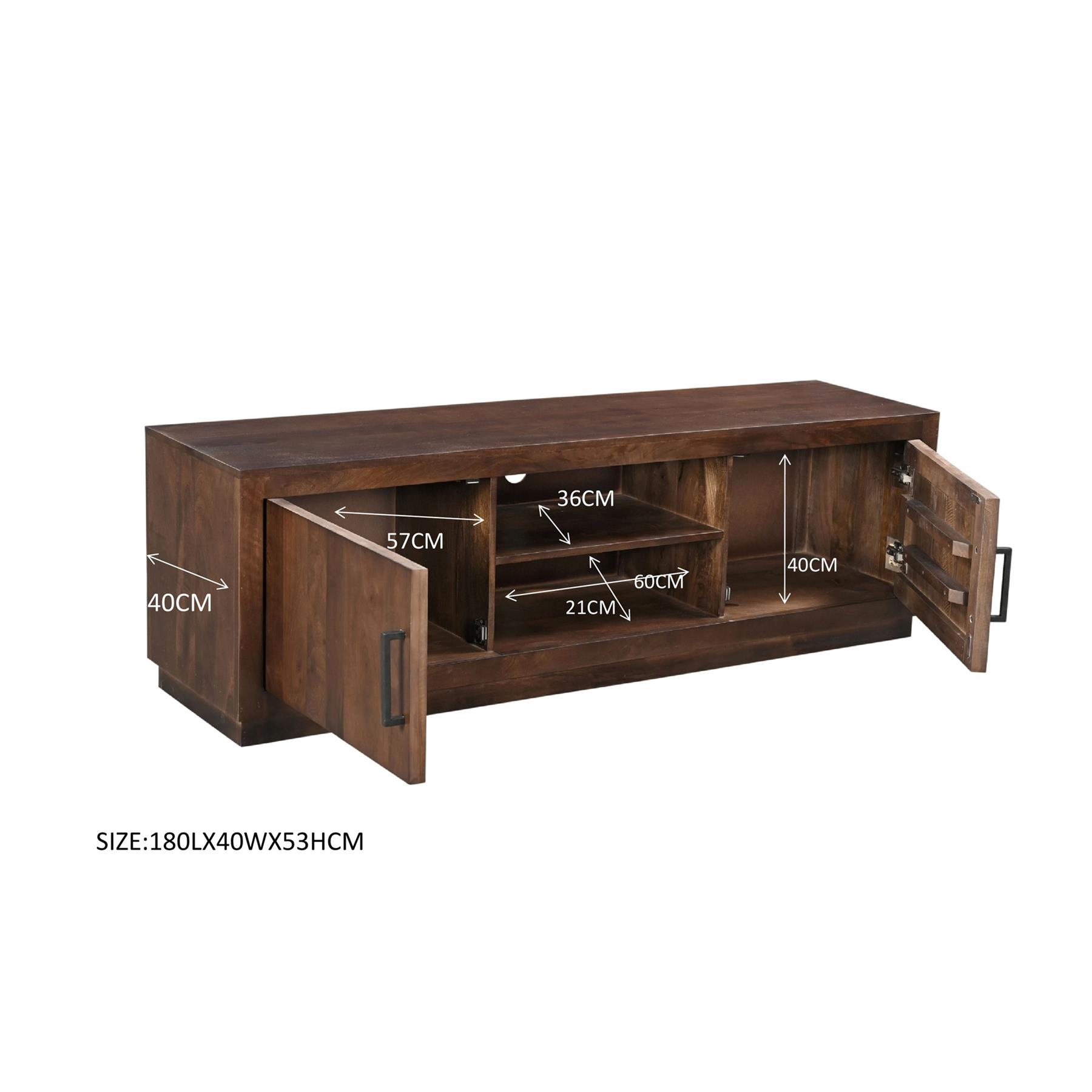 Livingfurn - TV Meubel - Jaxx Brown 150cm