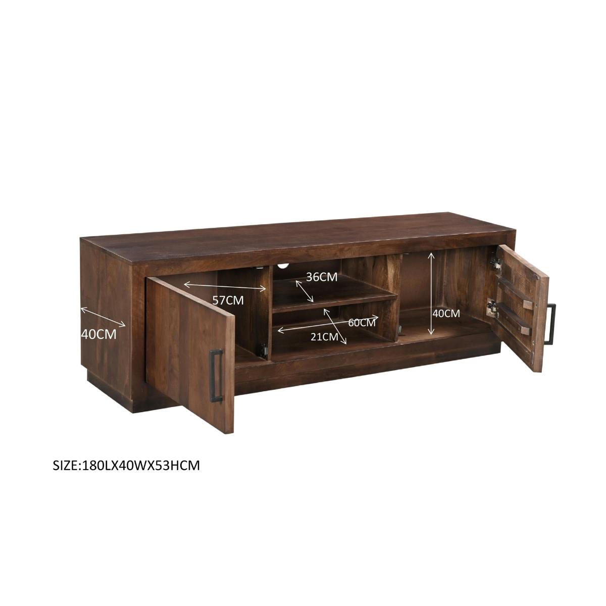 Livingfurn - TV Meubel - Jaxx Brown 150cm