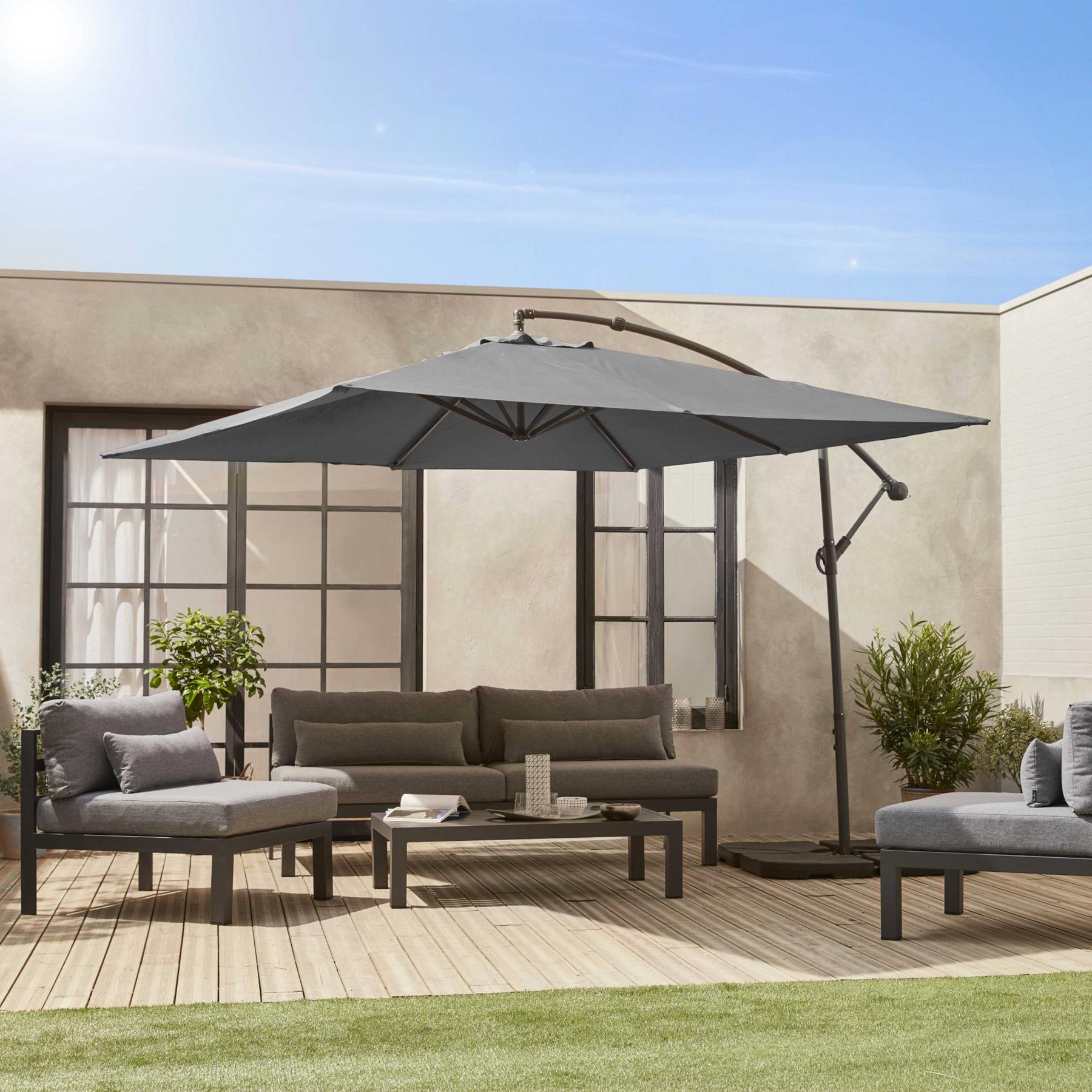 sweeek - Zweefparasol vierkant 3x3m