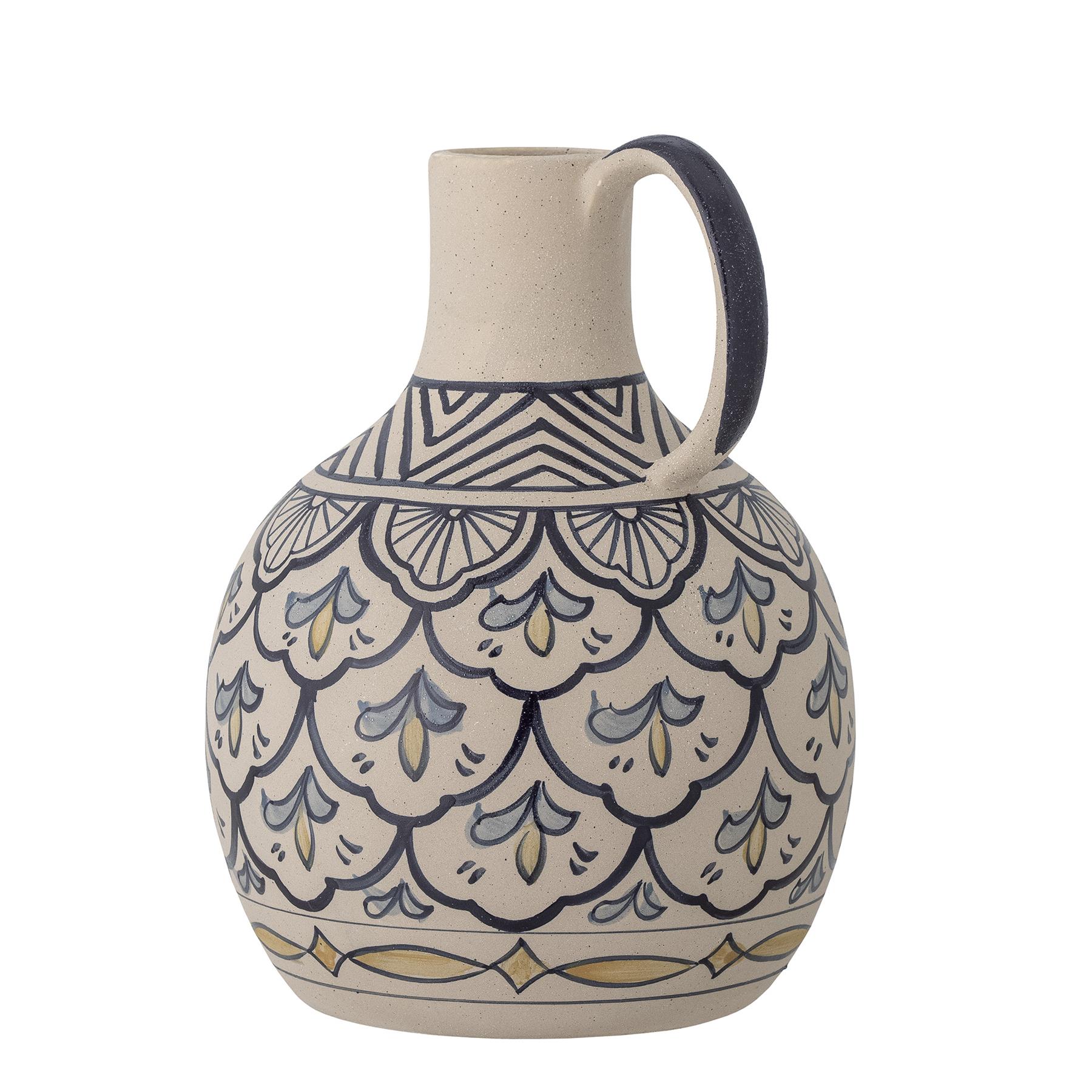 Bloomingville Nadya Vaas - 27 x Ø 20 cm - Blauw
