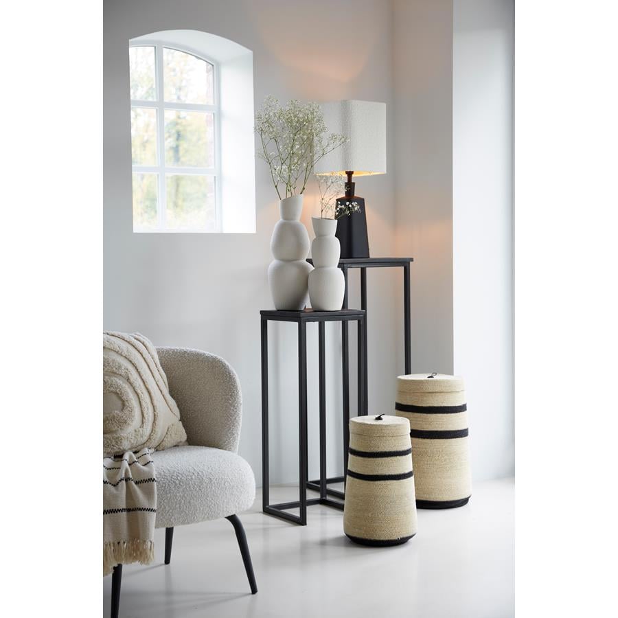 Light & Living Light&living Lampvoet 15x15x42 cm DONAH mat zwart