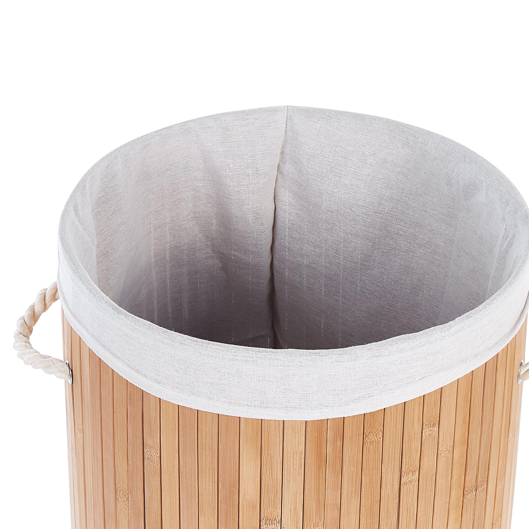 Beliani - SANNAR - Mand - Lichtbruin - Bamboehout