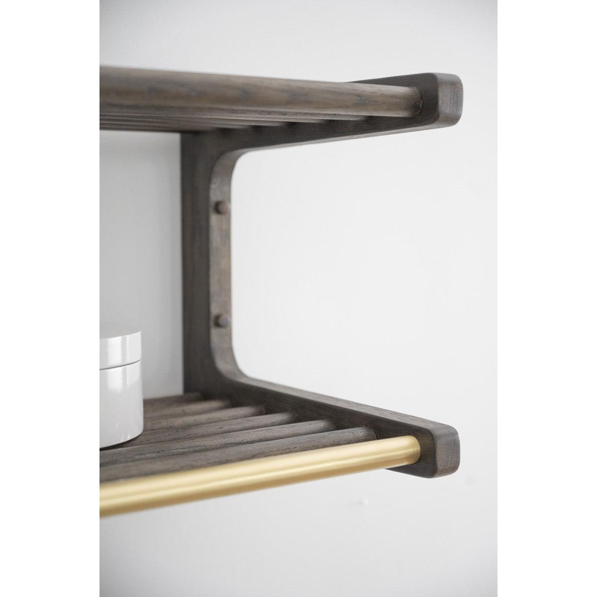 Rowico Home Inverness houten kapstok donker eiken - 80 x 28 cm