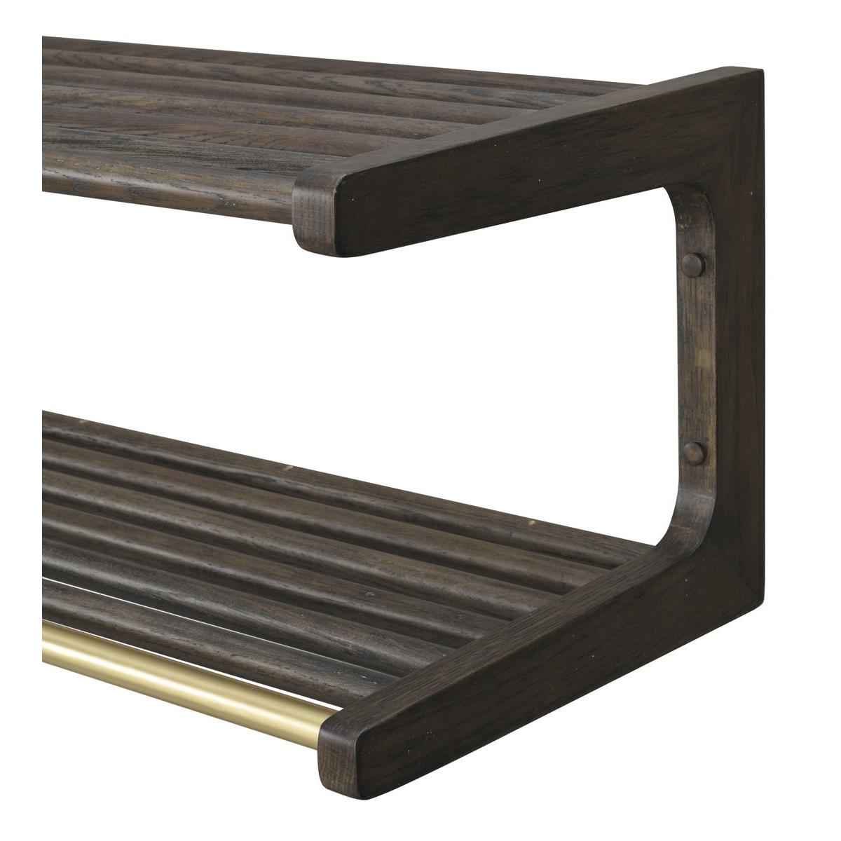 Rowico Home Inverness houten kapstok donker eiken - 80 x 28 cm