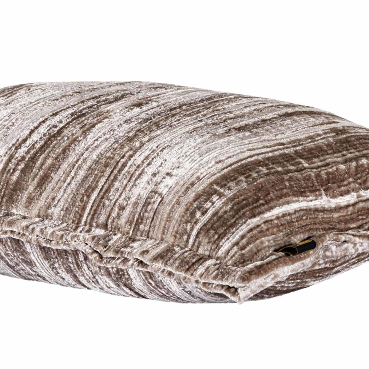 PTMD Senny Sierkussen - 60x3x40 cm - Fluweel - Beige