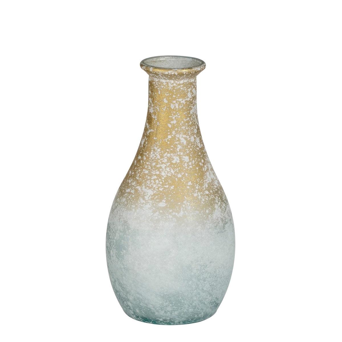Mica Decorations Jayden Vaas - 21x21x40 cm - Glas - Goud