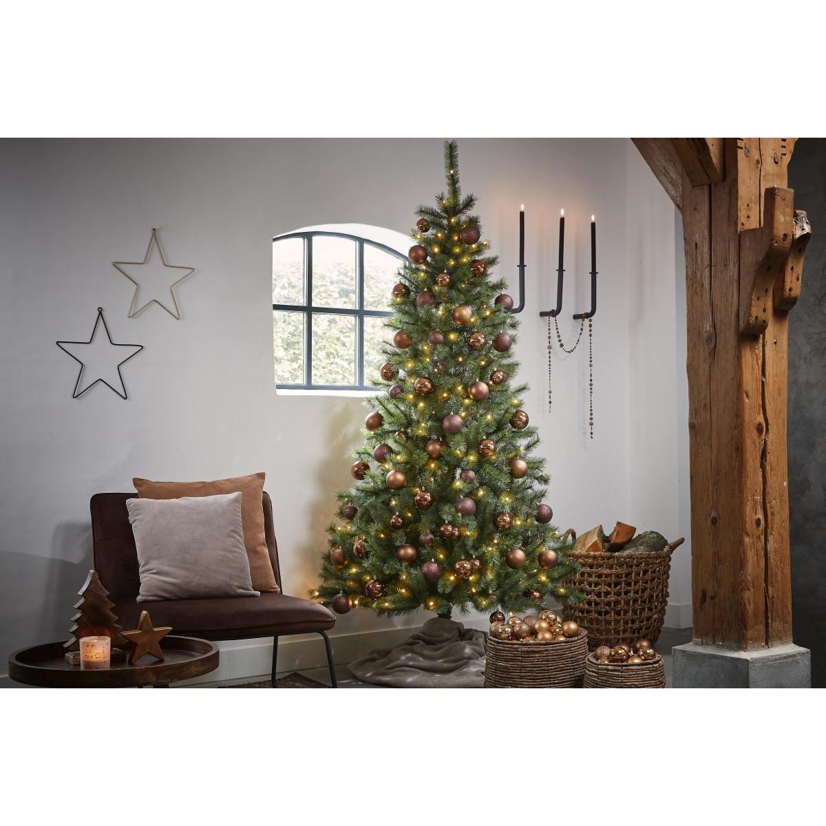 Black Box Trees Kingston Kunstkerstboom - 117x117x215 cm - Groen