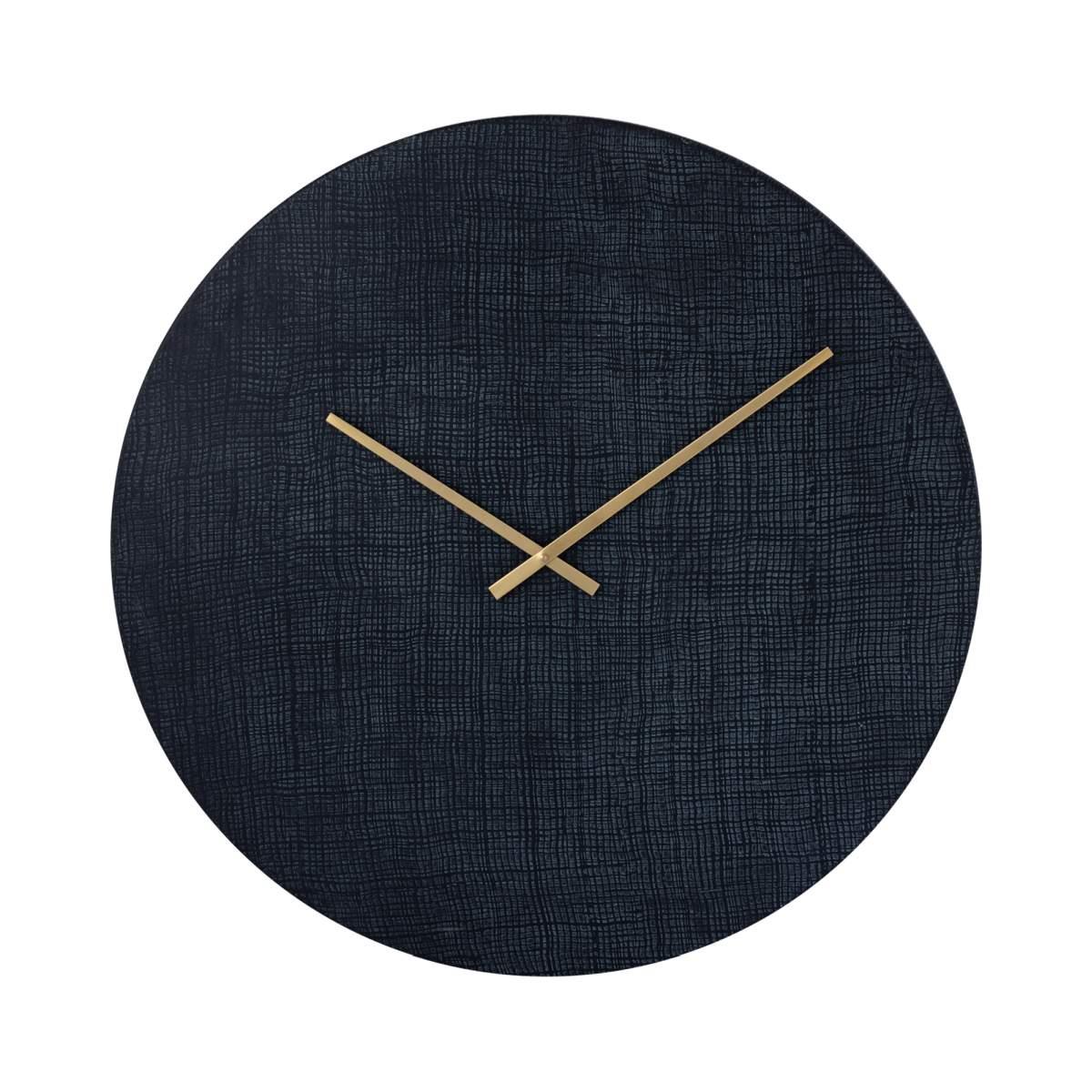 PTMD Emmett Klok - 71x2x71 cm - Ijzer - Zwart
