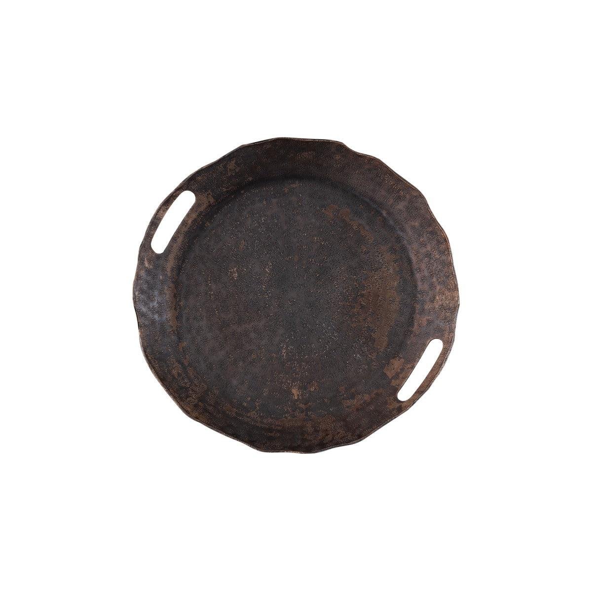 PTMD Semin Dienblad - 38x38x4 cm - Aluminium - Koper