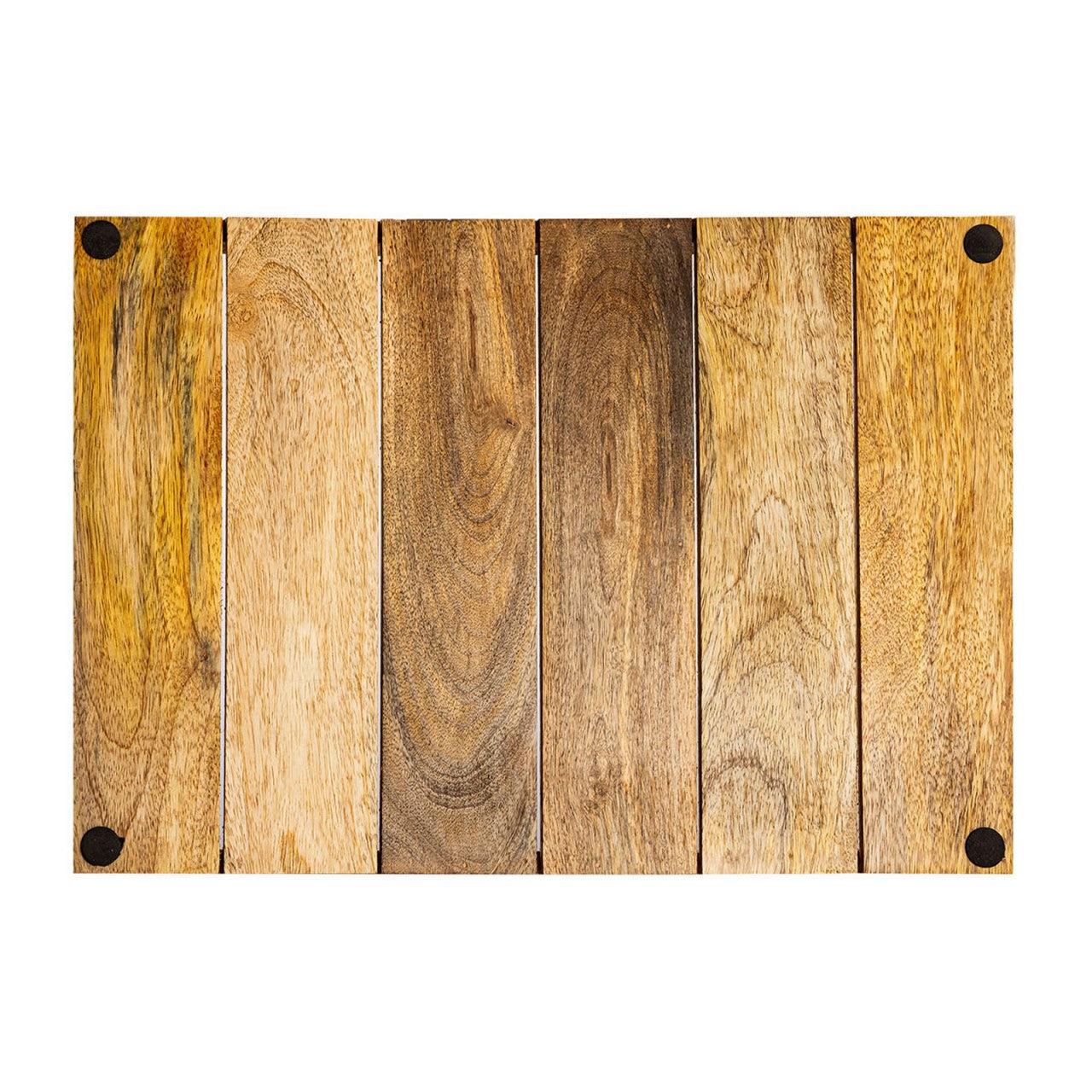 SVJ Plateau Rechthoekig - 39 x 57 x 8 cm - Hout - Bruin