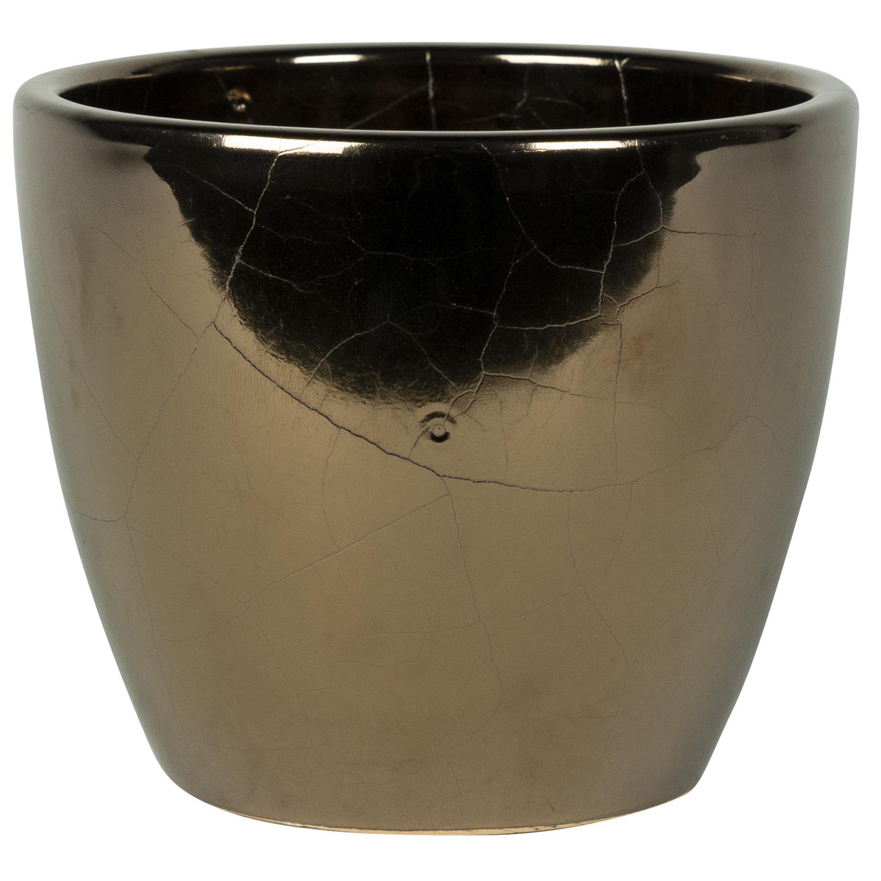 Ter Steege Bloempot - goud - Scandinavisch - 18 x 16 cm