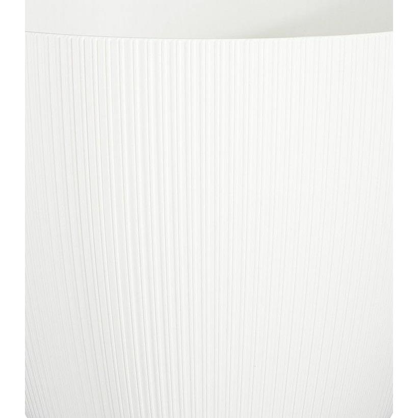 Mica Decorations Plantenpot - keramiek - mat wit - D12,5|H11cm