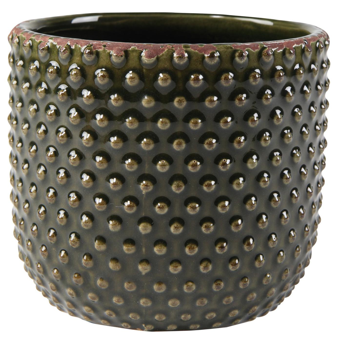 Ter Steege Plantenpot Luxery Spike Keramiek Groen X Cm Kopen Shop Bij Fonq