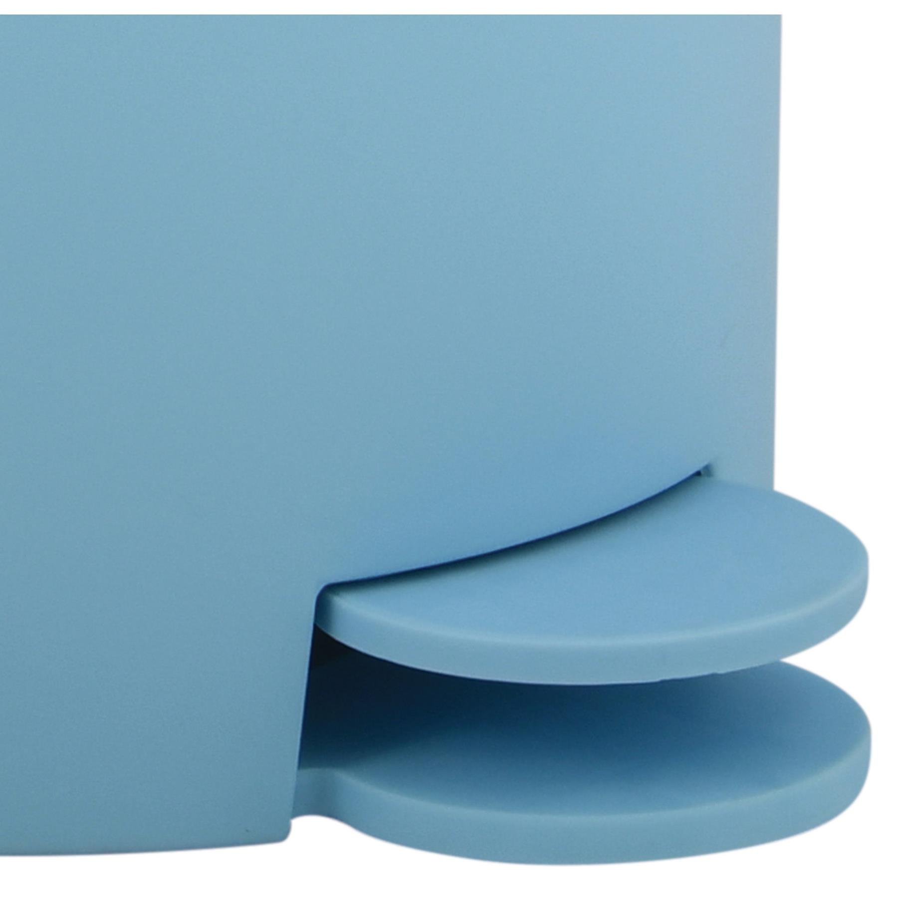 MSV badkamer|toilet pedaalemmer - lichtblauw - 3L - 15 x 27cm