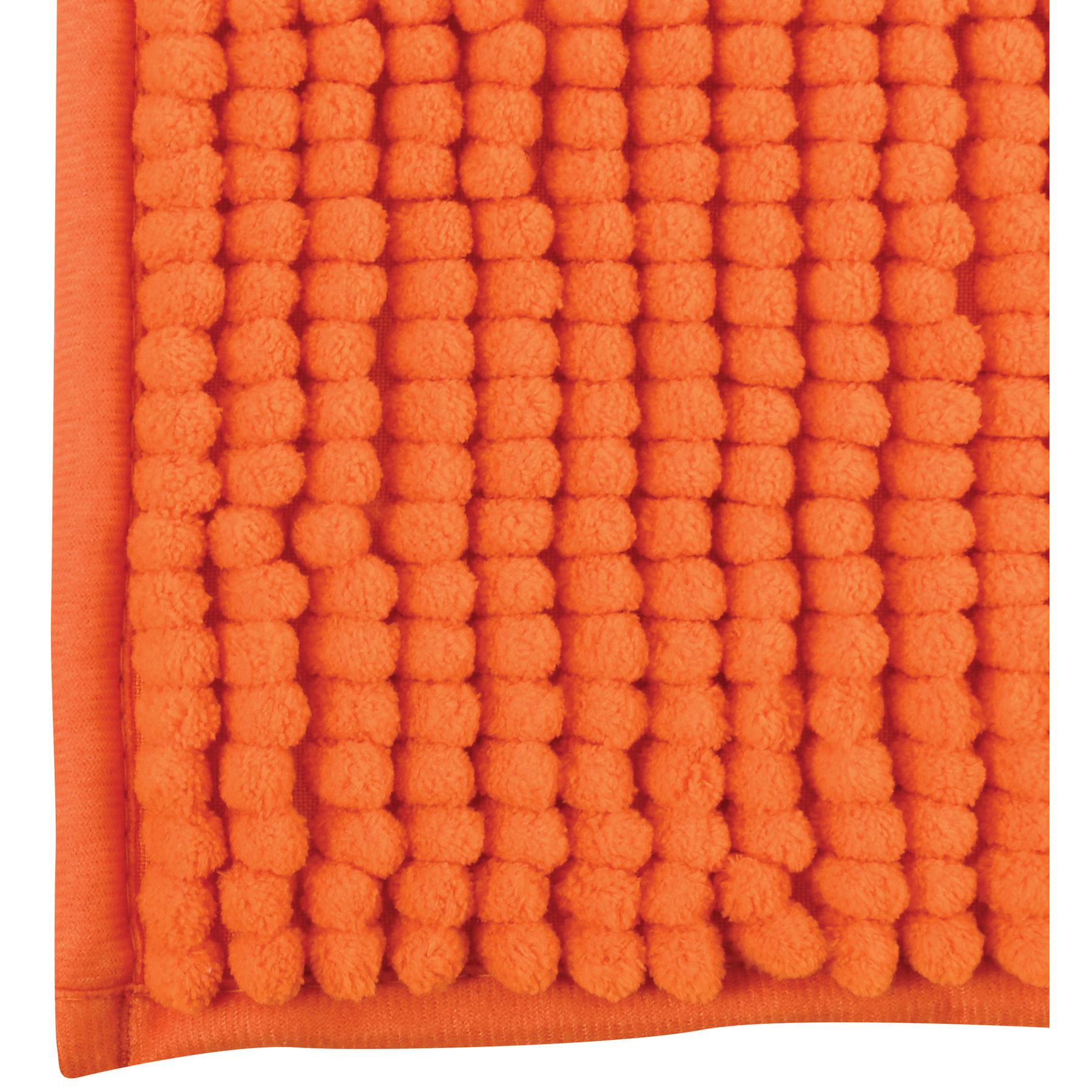 MSV Badkamerkleed|badmat voor op de vloer - oranje - 60 x 90 cm