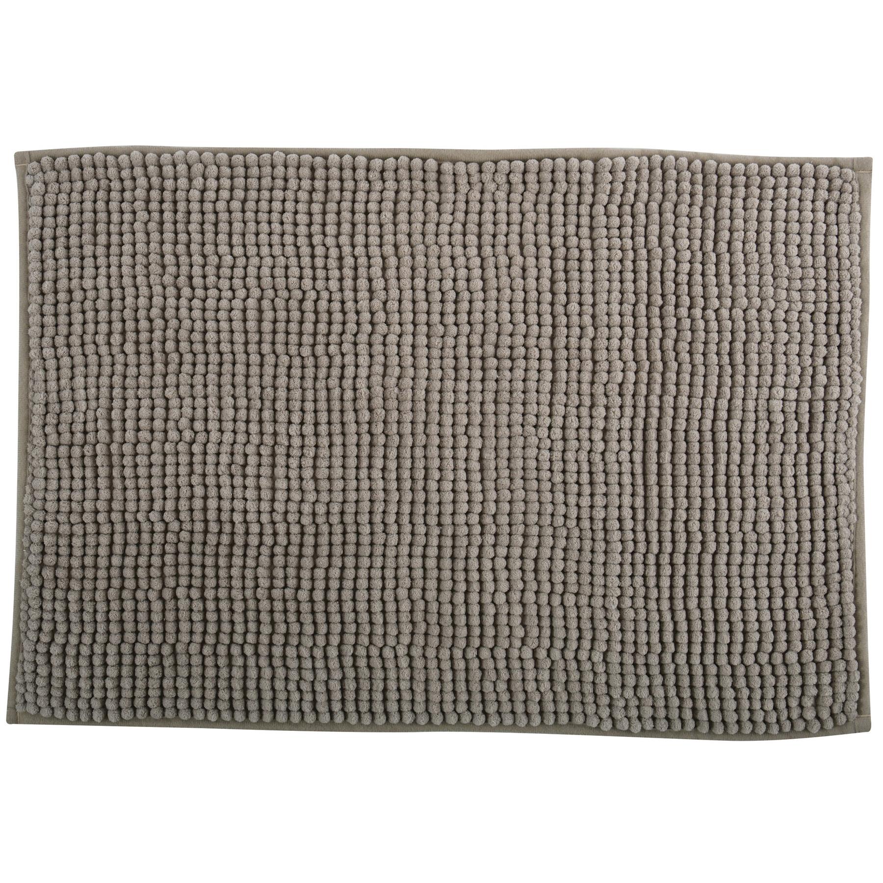 MSV Badkamerkleed|badmat voor op de vloer - beige - 60 x 90 cm