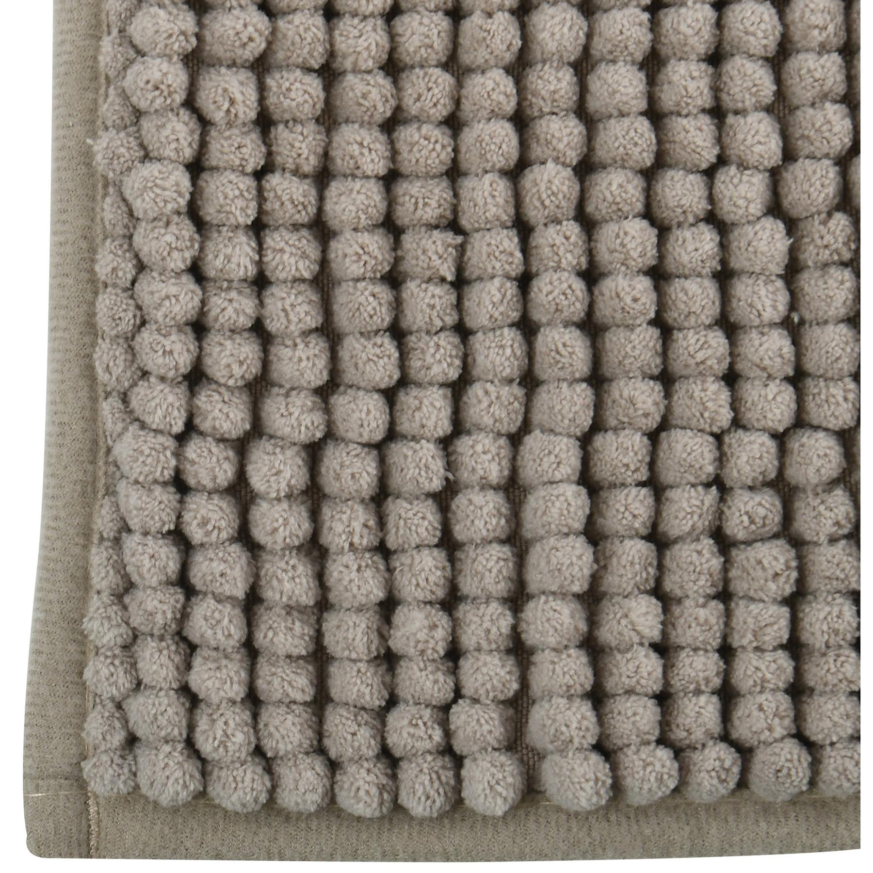 MSV Badkamerkleed|badmat voor op de vloer - beige - 60 x 90 cm