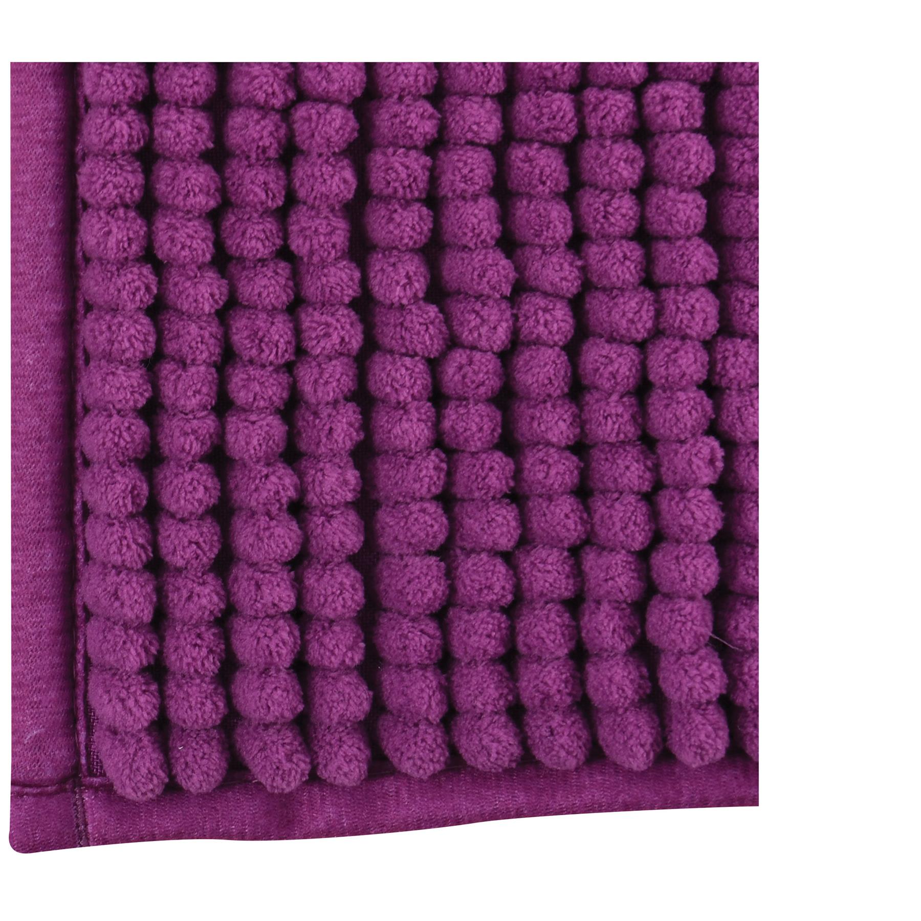 MSV Badkamerkleed|badmat voor op de vloer - paars - 60 x 90 cm