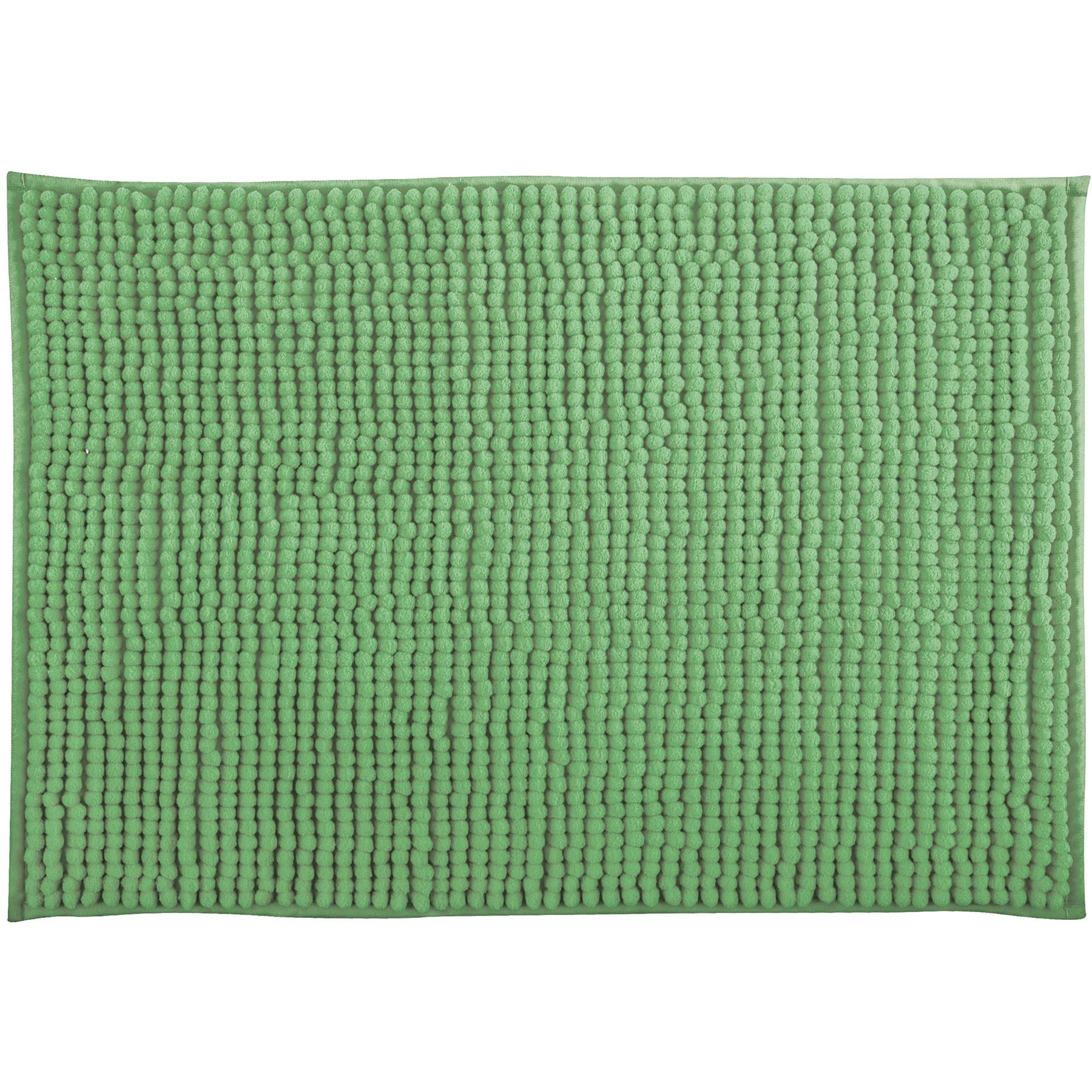 MSV Badkamerkleed|badmat voor op de vloer - groen - 60 x 90 cm