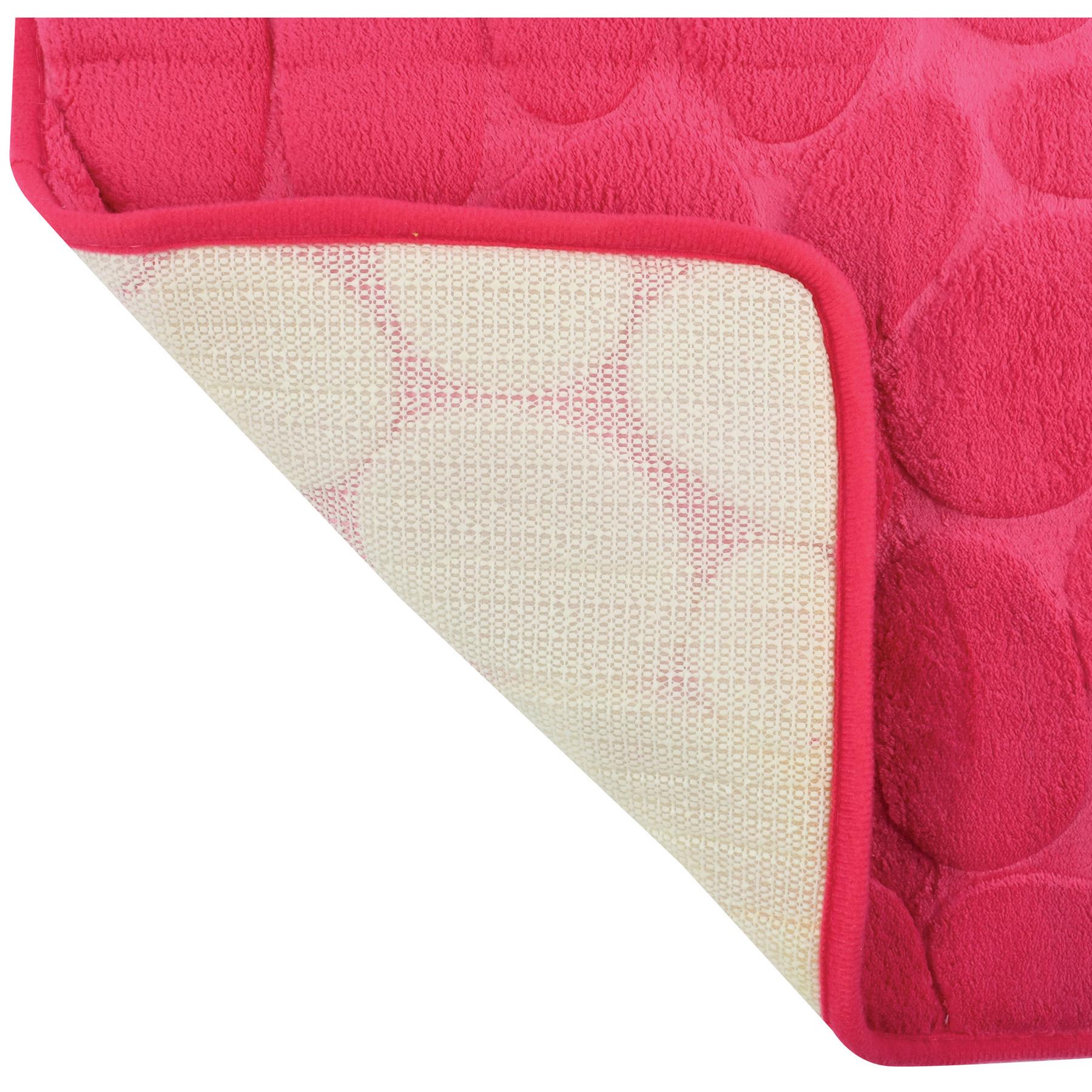 MSV Badkamerkleedje|badmat - kiezel - vloer - fuchsia roze - 50 x 80cm