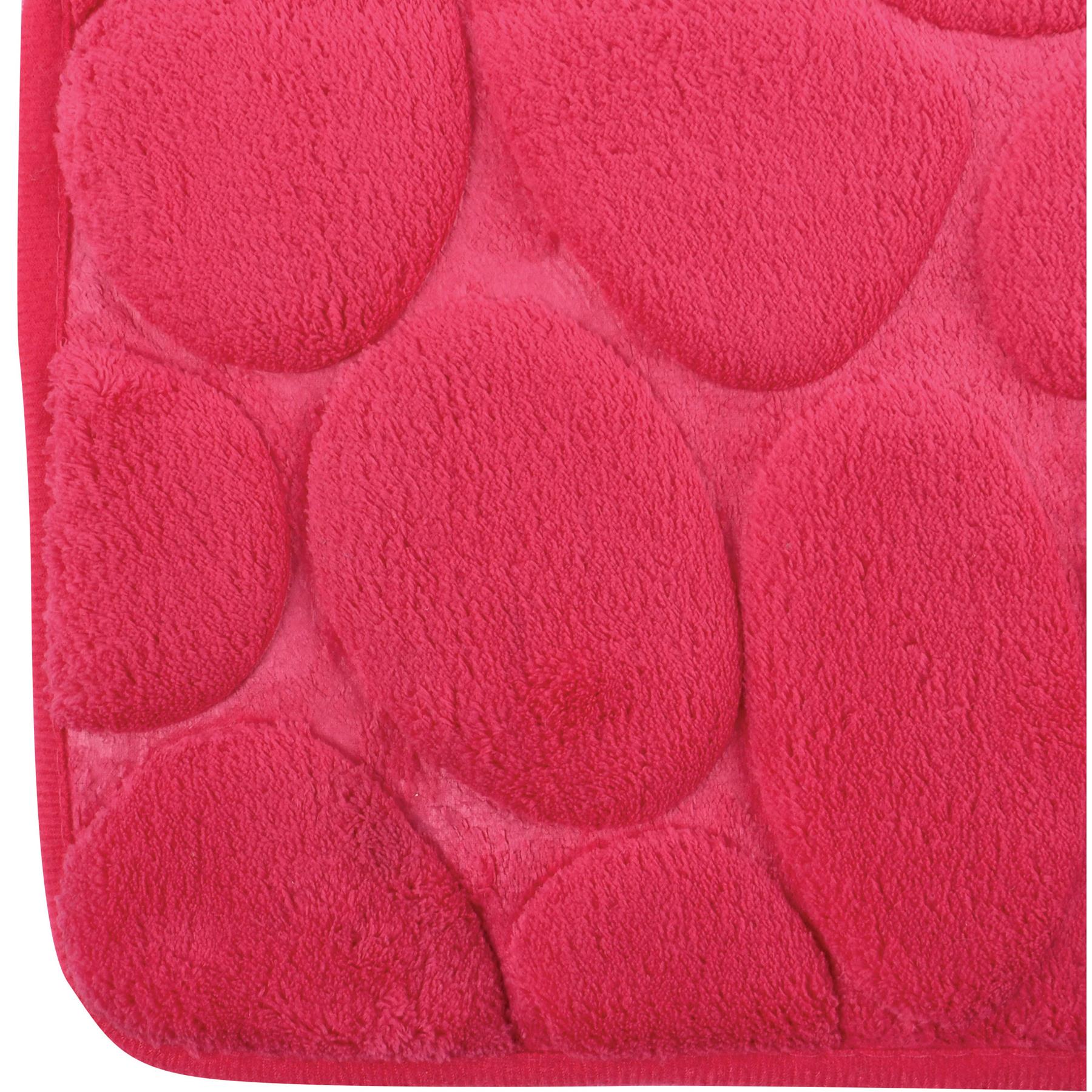 MSV Badkamerkleedje|badmat - kiezel - vloer - fuchsia roze - 50 x 80cm