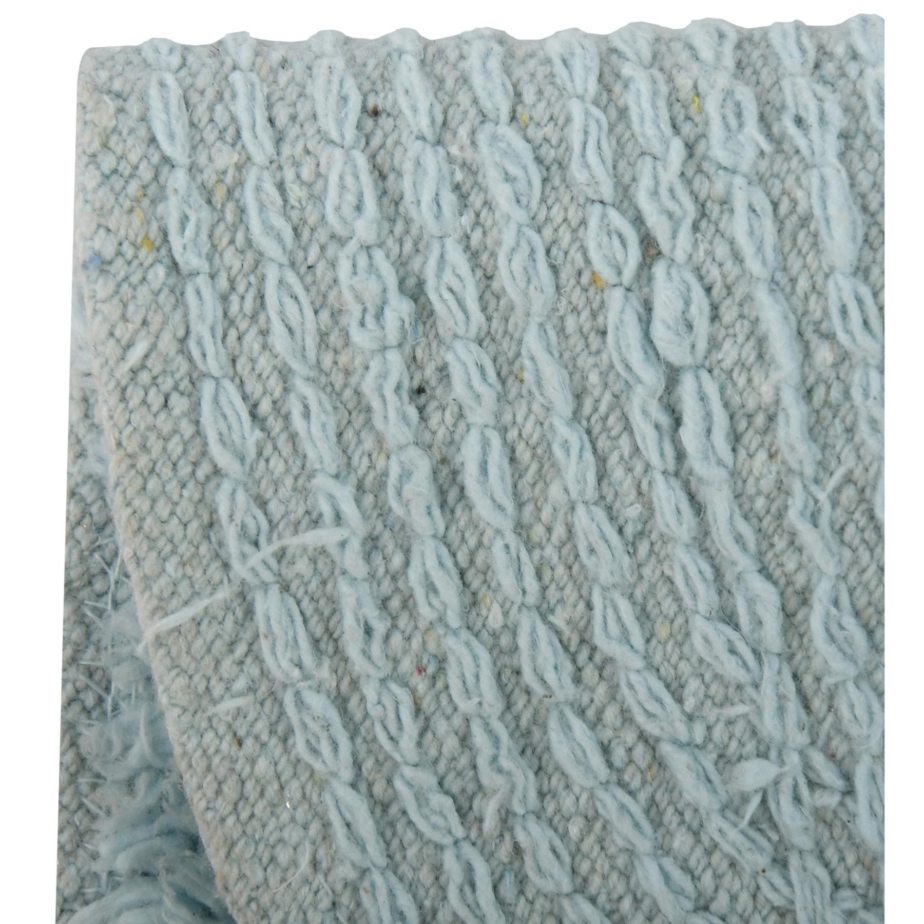 MSV WC|Badkamerkleed|badmat voor op de vloer - lichtblauw - 45 x 35 cm