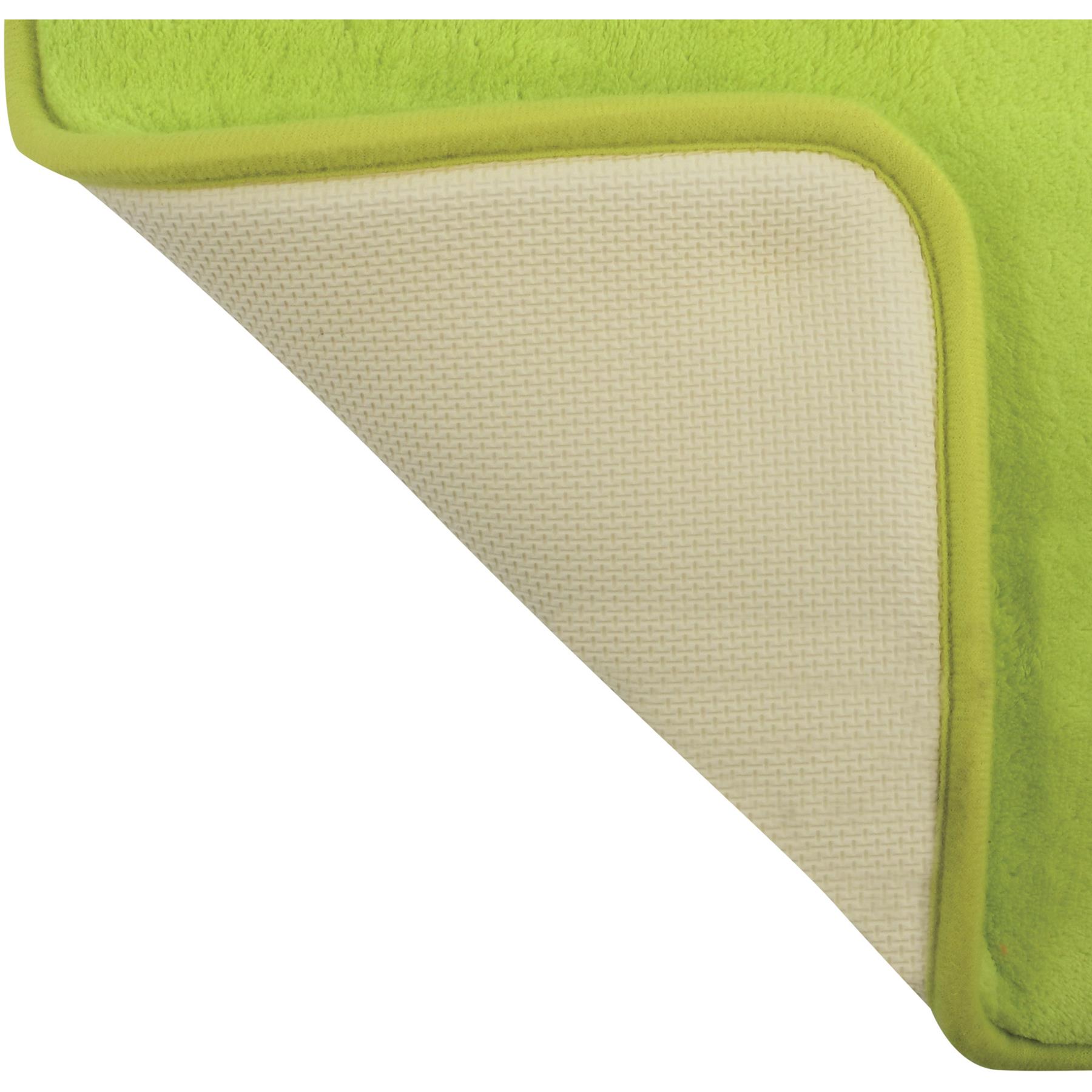 MSV Badkamerkleedje|badmat voor op de vloer - appelgroen - 50 x 70 cm