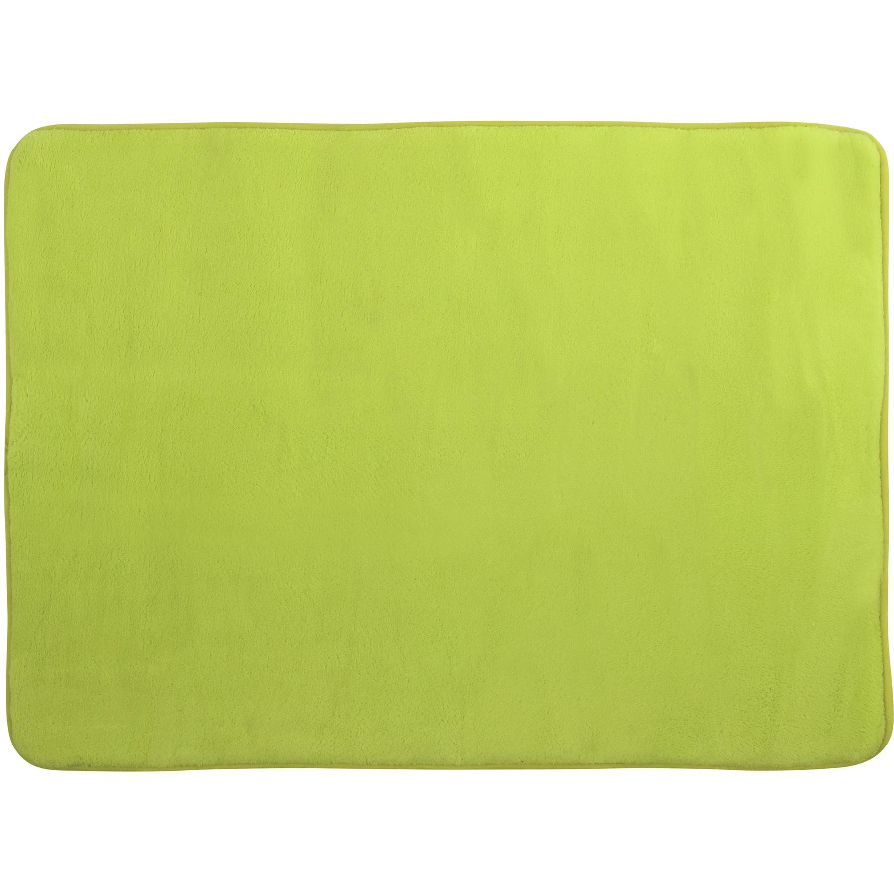 MSV Badkamerkleedje|badmat voor op de vloer - appelgroen - 50 x 70 cm